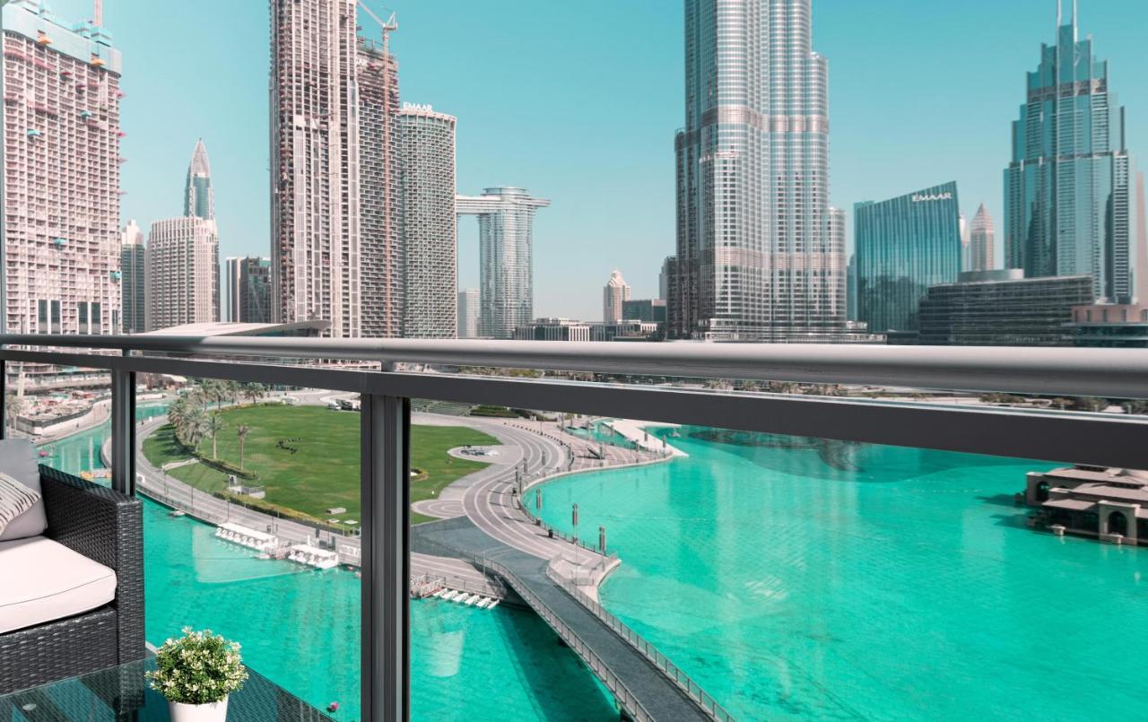Elite Royal Apartment - Full Burj Khalifa & Fountain View - Opal - 2 Bedrooms Plus 1 Open Bedroom Without Partition Dubaj Kültér fotó