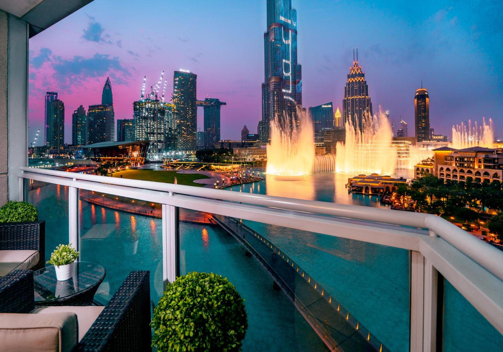 Elite Royal Apartment - Full Burj Khalifa & Fountain View - Opal - 2 Bedrooms Plus 1 Open Bedroom Without Partition Dubaj Kültér fotó