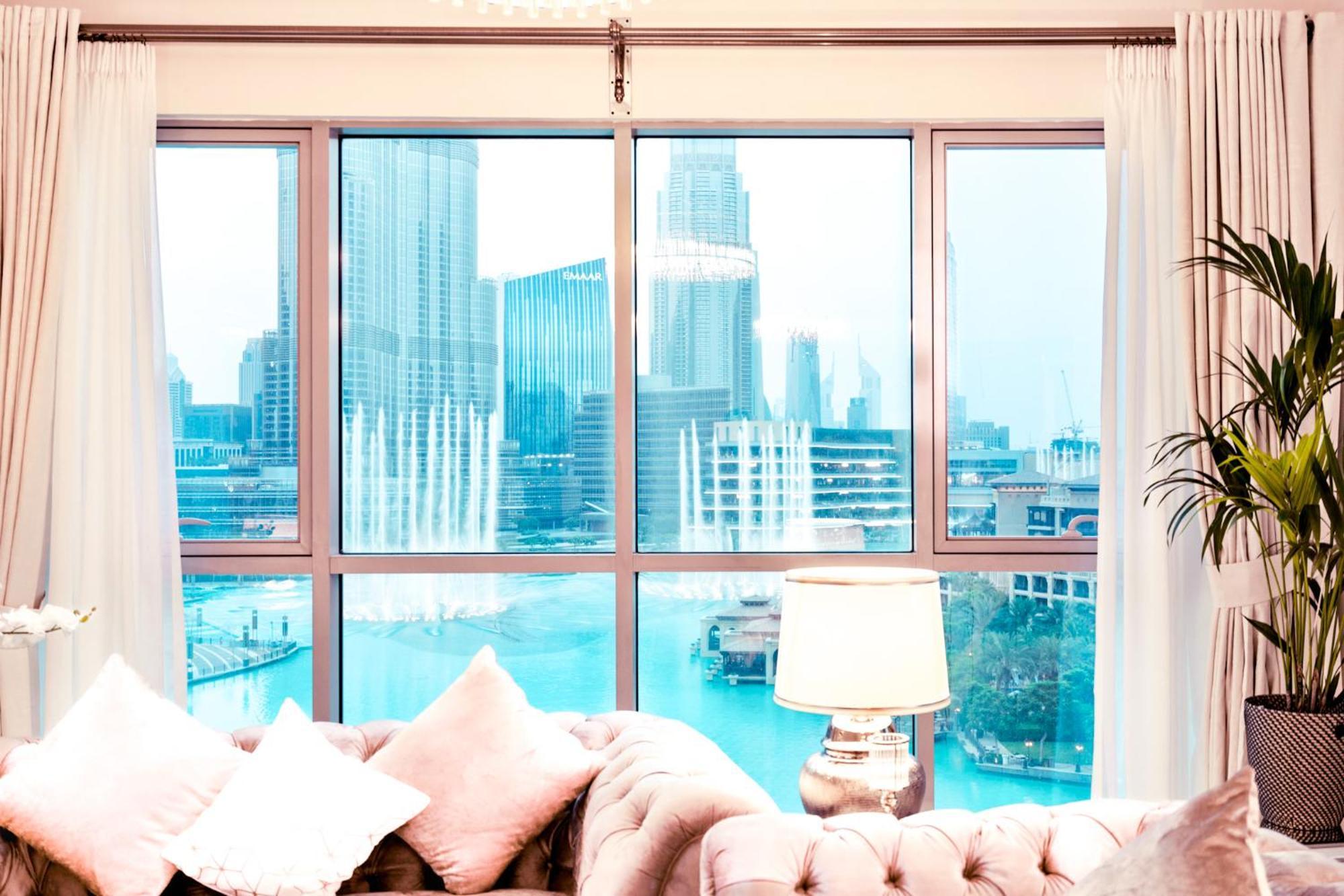 Elite Royal Apartment - Full Burj Khalifa & Fountain View - Opal - 2 Bedrooms Plus 1 Open Bedroom Without Partition Dubaj Kültér fotó