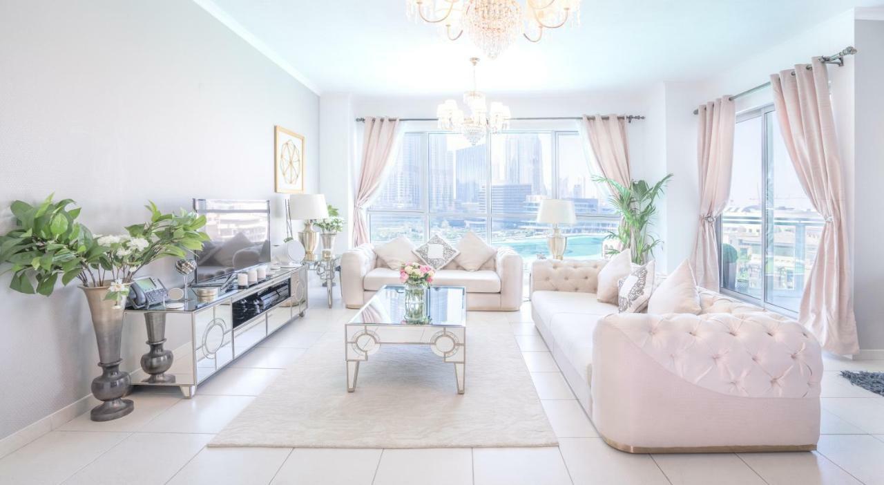 Elite Royal Apartment - Full Burj Khalifa & Fountain View - Opal - 2 Bedrooms Plus 1 Open Bedroom Without Partition Dubaj Kültér fotó